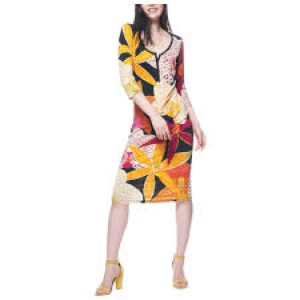 The Kit-Giselle dress-Bali Orchids-size M- New with Tags